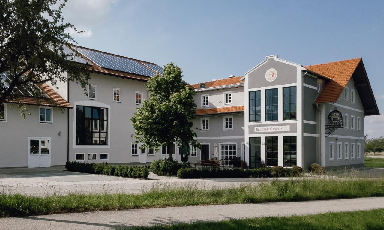 Hotel Brauerei Gaststätte Stierberg Obertaufkirchen Exterior foto